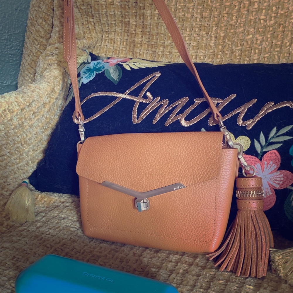 Botkier Vivi Pebble Leather Tassel Crossbody -NWOT